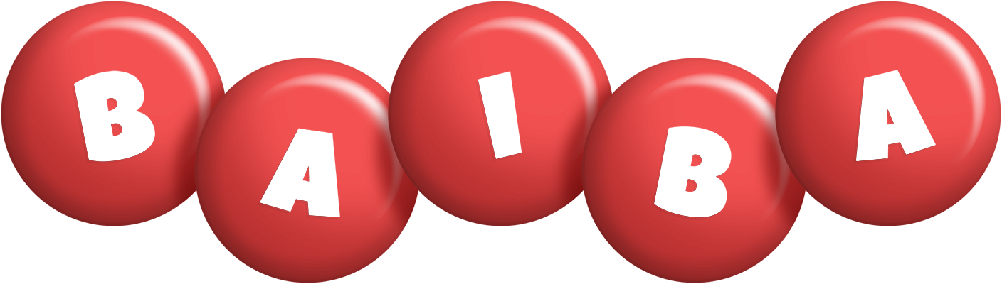 Baiba candy-red logo