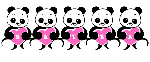 Baiba love-panda logo