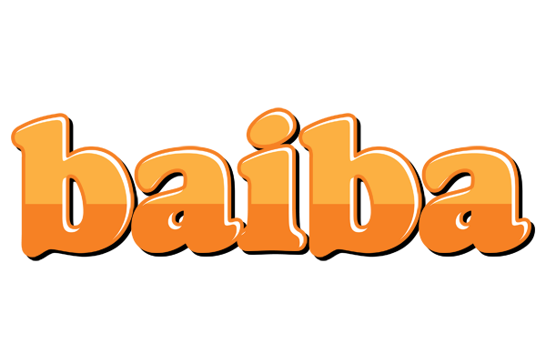 Baiba orange logo