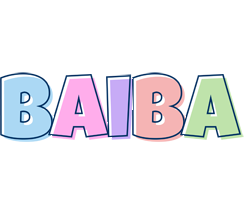 Baiba pastel logo