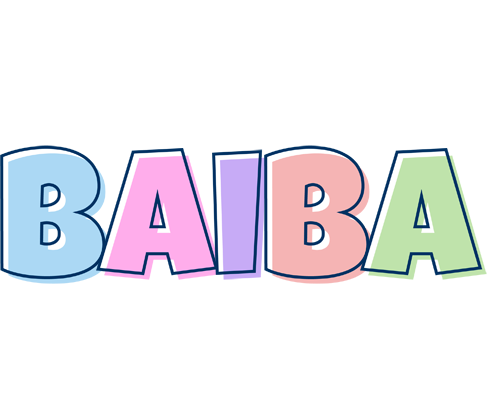 Baiba pastel logo