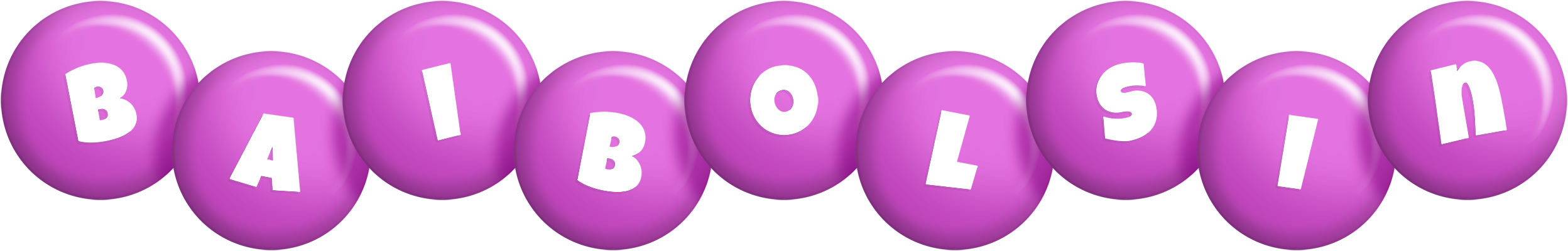 Baibolsin candy-purple logo