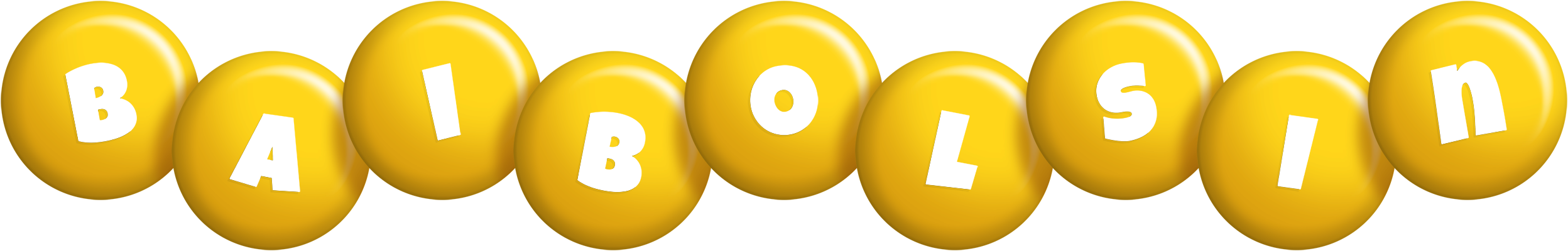 Baibolsin candy-yellow logo