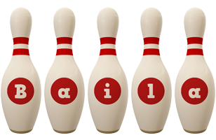 Baila bowling-pin logo