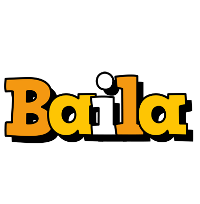 Baila cartoon logo