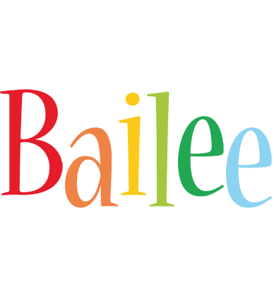 Bailee birthday logo