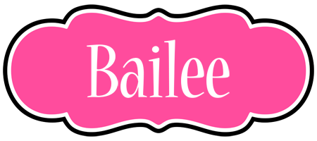 Bailee invitation logo