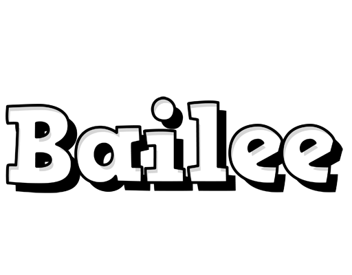 Bailee snowing logo