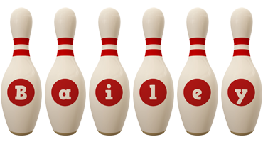 Bailey bowling-pin logo