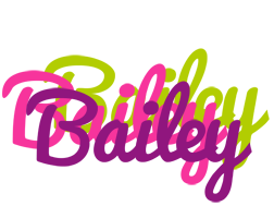 Bailey flowers logo