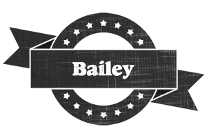 Bailey grunge logo