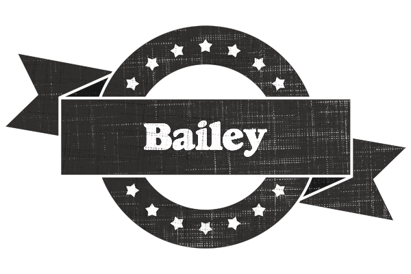 Bailey grunge logo