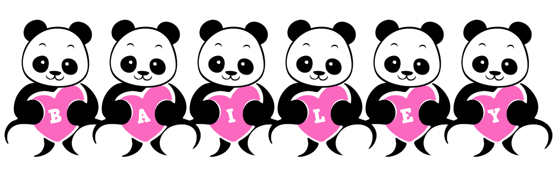 Bailey love-panda logo
