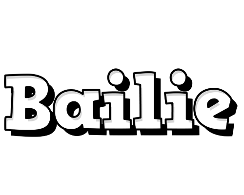 Bailie snowing logo