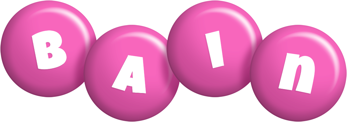 Bain candy-pink logo