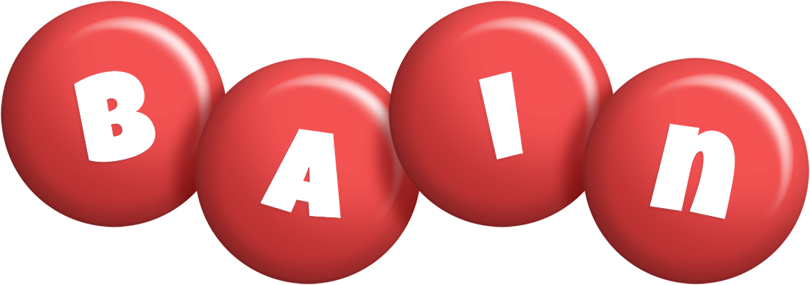 Bain candy-red logo