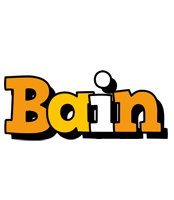 Bain cartoon logo