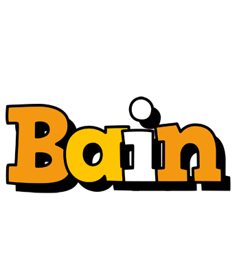 Bain cartoon logo