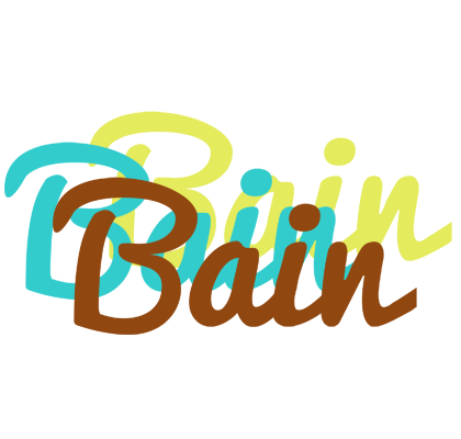 Bain cupcake logo