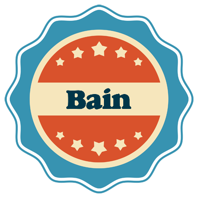 Bain labels logo