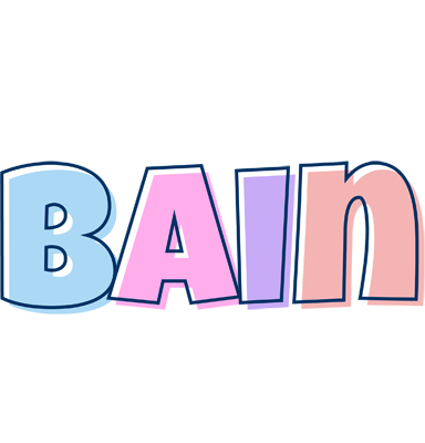 Bain pastel logo