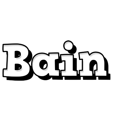 Bain snowing logo