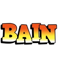 Bain sunset logo