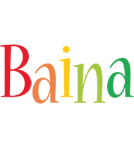 Baina birthday logo