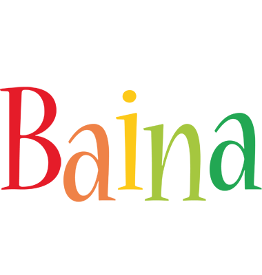 Baina birthday logo