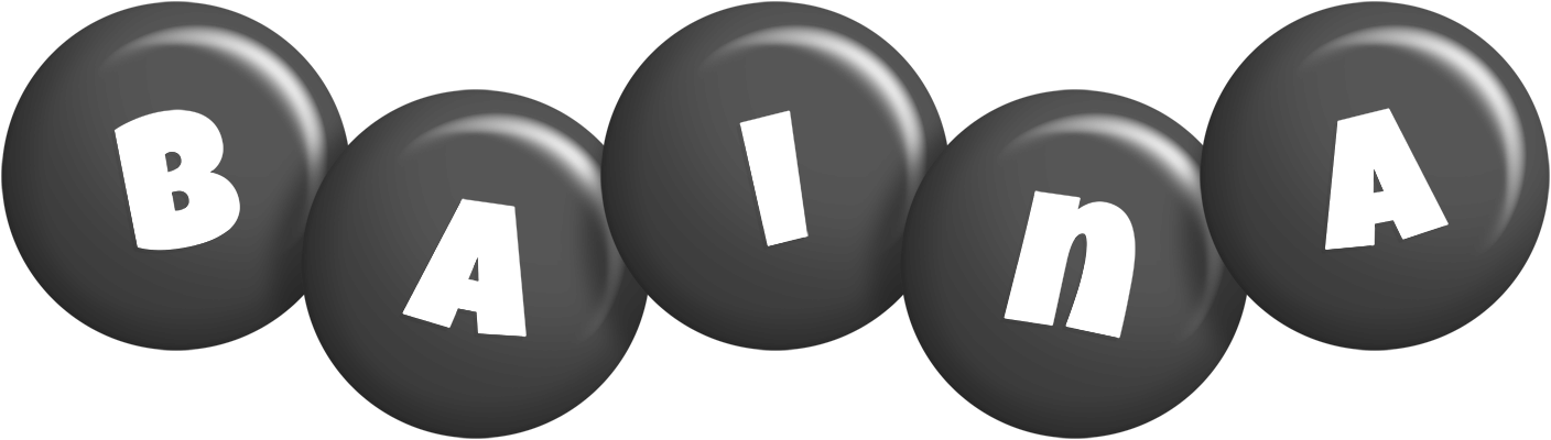 Baina candy-black logo