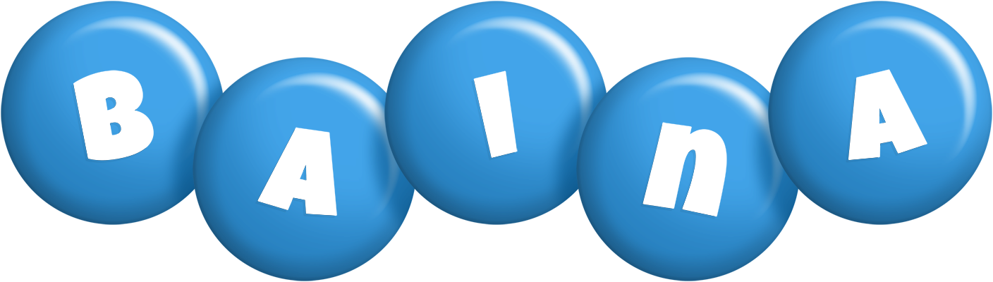 Baina candy-blue logo