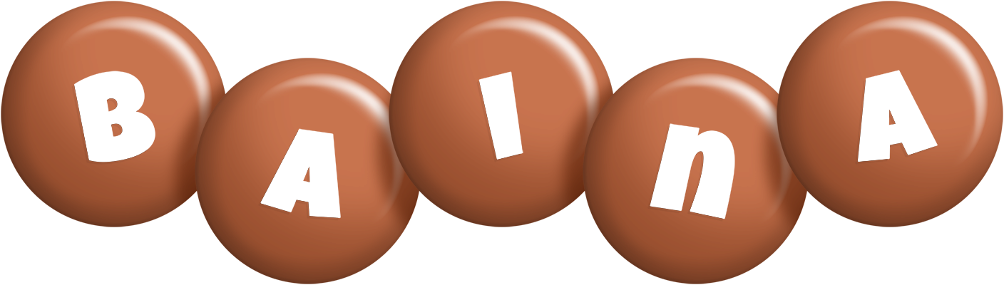 Baina candy-brown logo