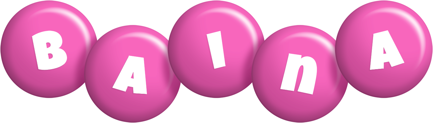 Baina candy-pink logo