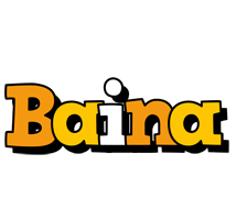 Baina cartoon logo