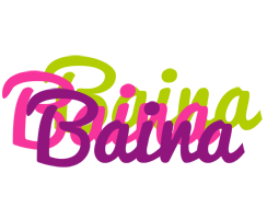 Baina flowers logo