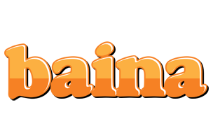 Baina orange logo