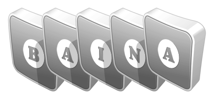 Baina silver logo