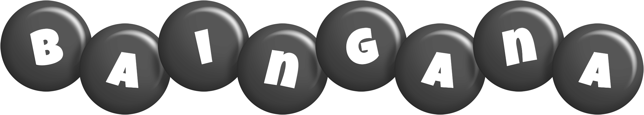 Baingana candy-black logo