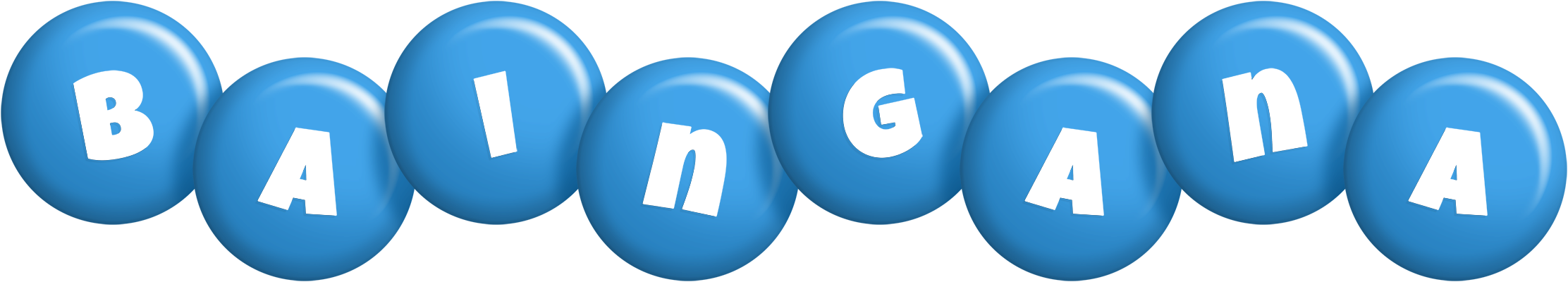 Baingana candy-blue logo