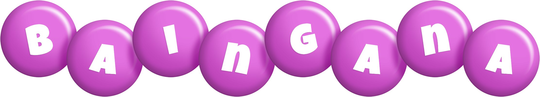 Baingana candy-purple logo