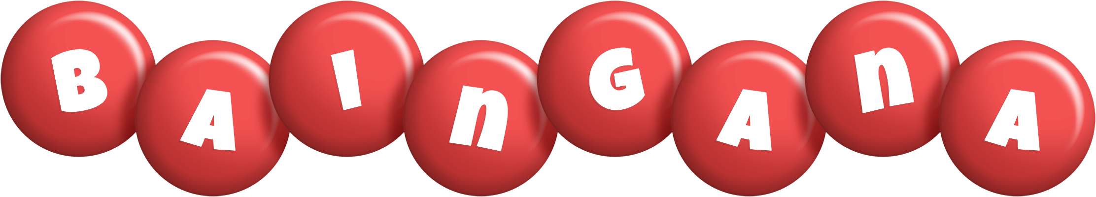 Baingana candy-red logo