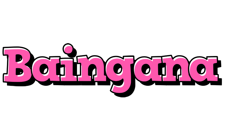 Baingana girlish logo