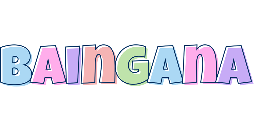 Baingana pastel logo
