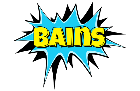 Bains amazing logo