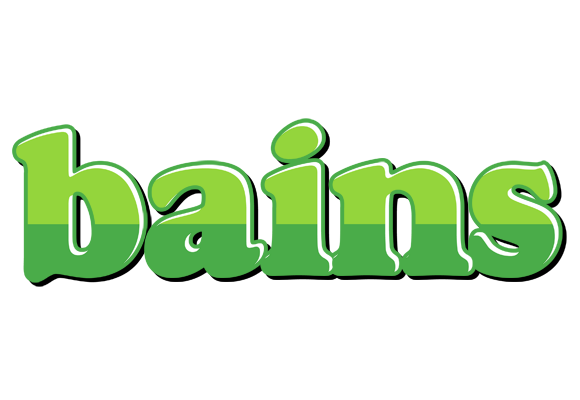 Bains apple logo