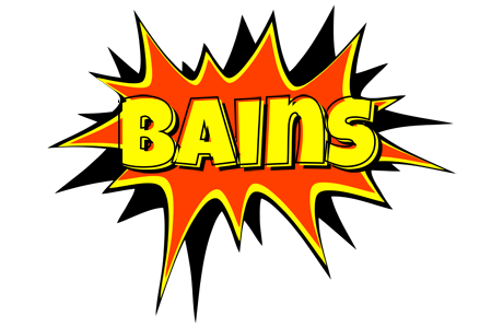 Bains bazinga logo