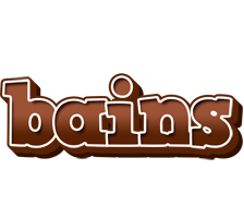 Bains brownie logo