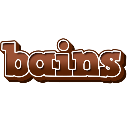Bains brownie logo