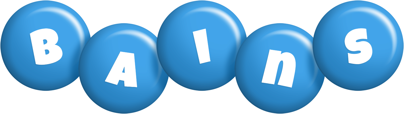 Bains candy-blue logo