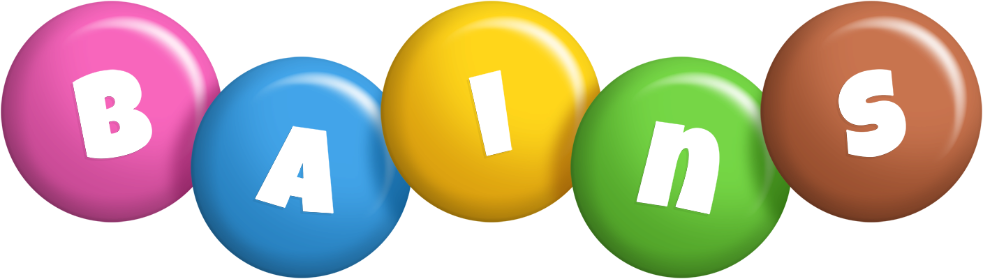 Bains candy logo
